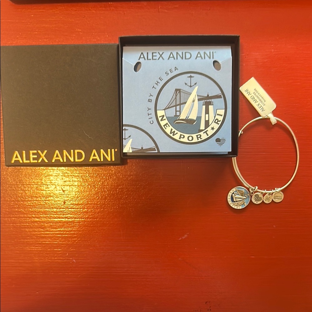 Alex and Ani Newport RI Charm Bangle